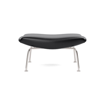 Fredericia Furniture Ox / Queen Ottoman 1002 - Primo 88 Svart